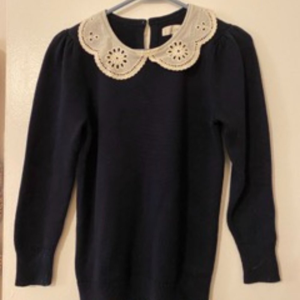 XS LOFT Navy Blue Top